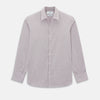 View 1 of product Burgundy Micro-Tattersall Check Windsor Shirt 18