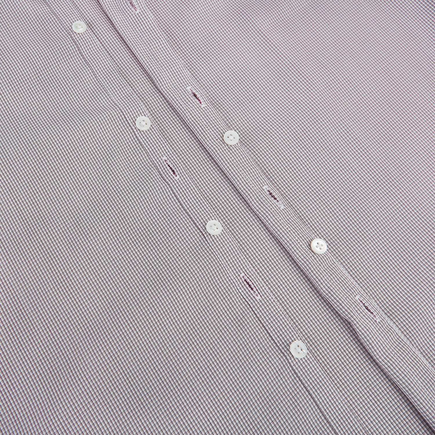 View 7 of product Burgundy Micro-Tattersall Check Windsor Shirt 18