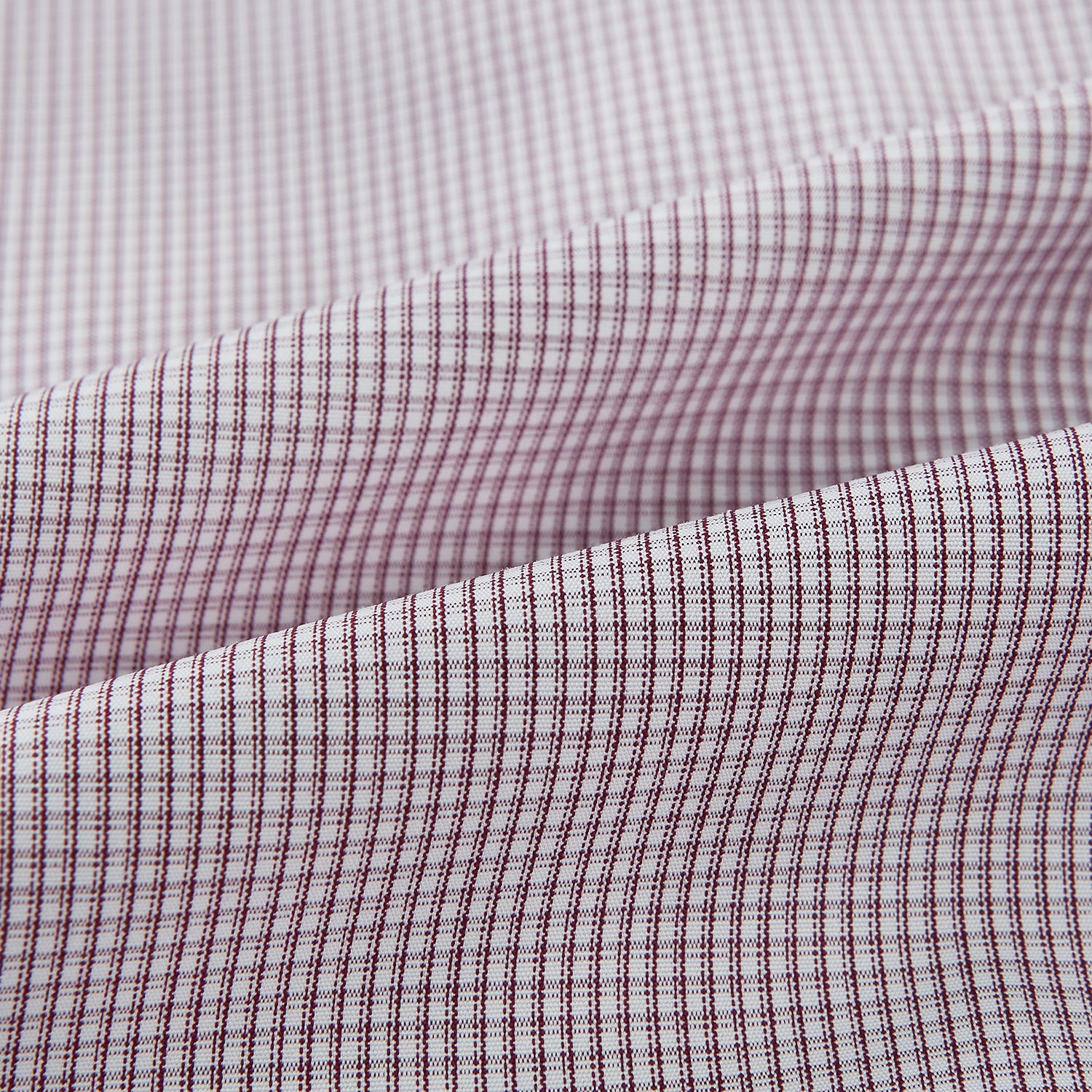 View 8 of product Burgundy Micro-Tattersall Check Windsor Shirt 18