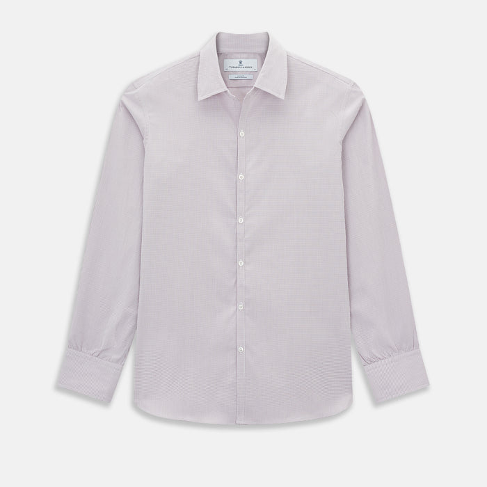Lilac Shadow Check Windsor Shirt