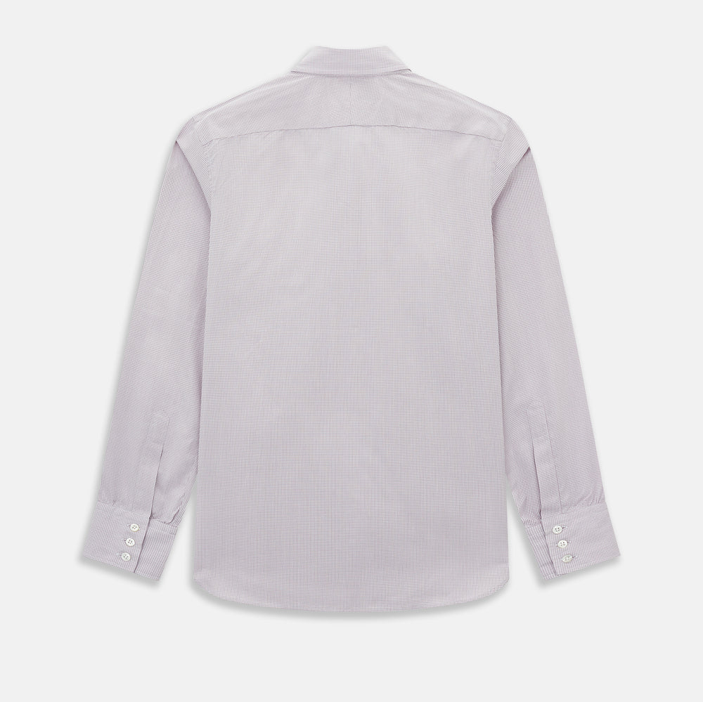 Lilac Shadow Check Wndsor Shirt 17
