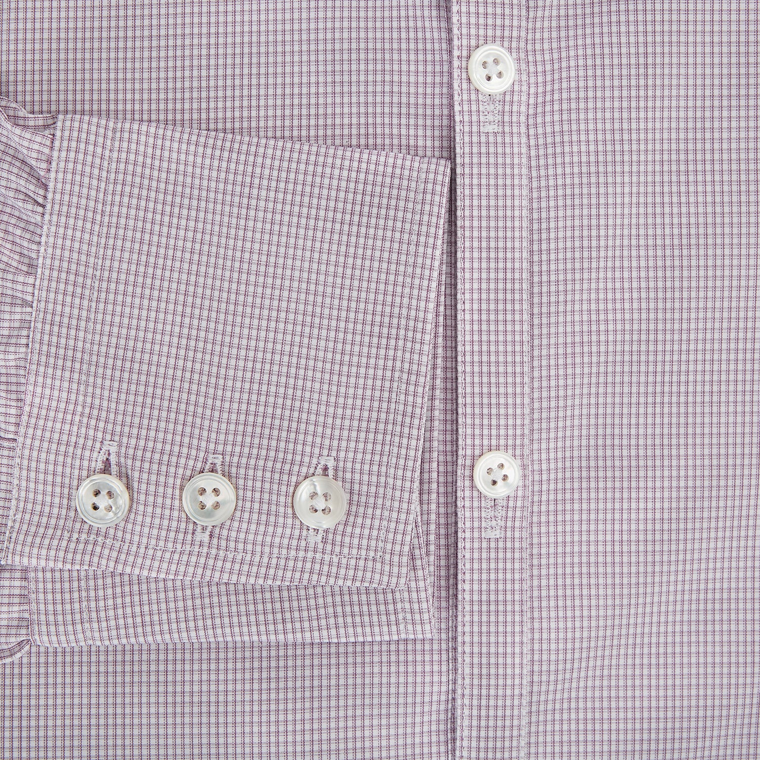 View 4 of product Lilac Shadow Check Wndsor Shirt 17