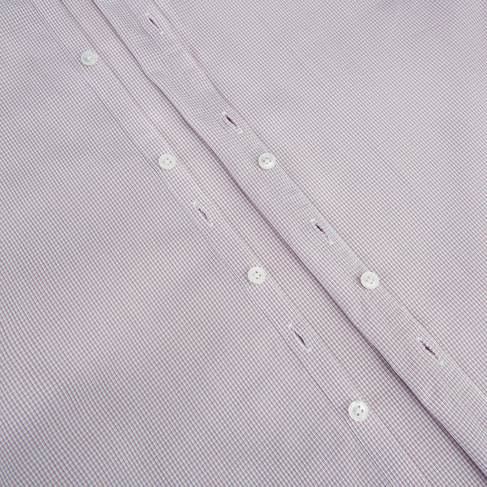 Lilac Shadow Check Windsor Shirt Image 6