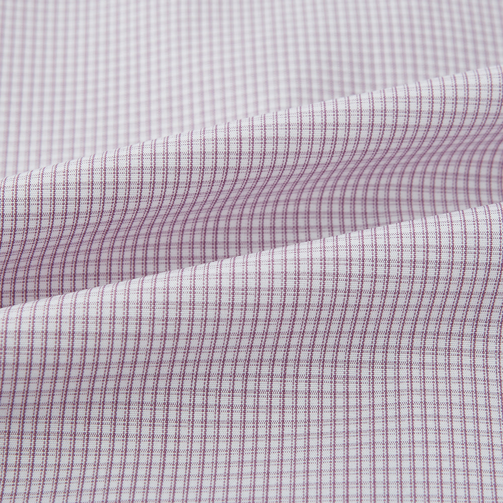 Lilac Shadow Check Wndsor Shirt 17