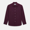 View 1 of product Dark Burgundy Track Stripe Windsor Shirt 19