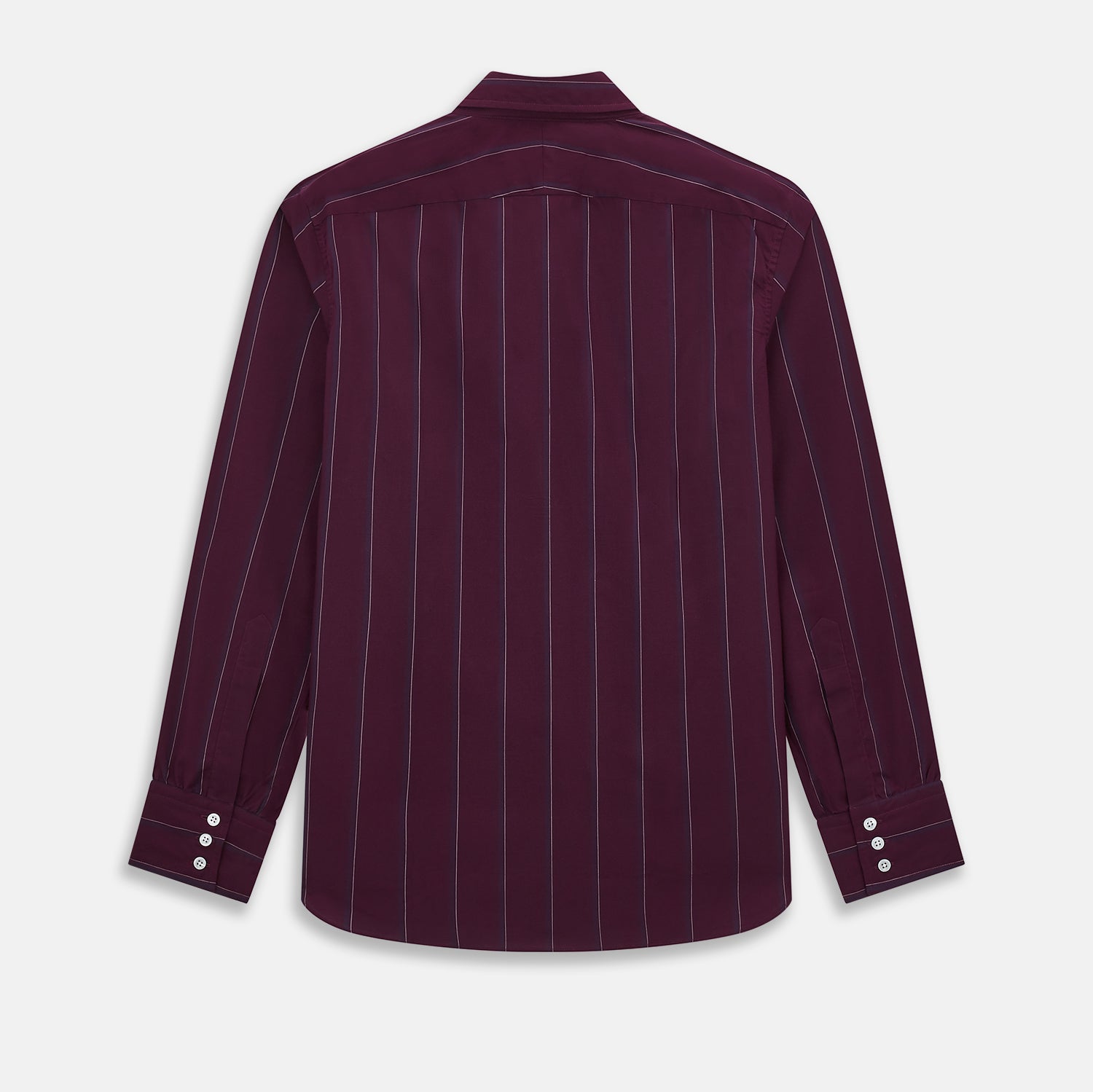 View 3 of product Dark Burgundy Track Stripe Windsor Shirt 19