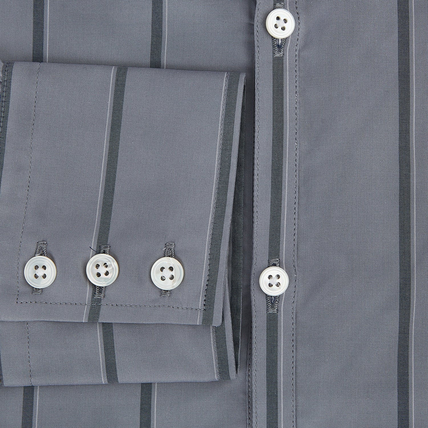 Image 4 of product Grey Track Stripe Windsor Shirt 19