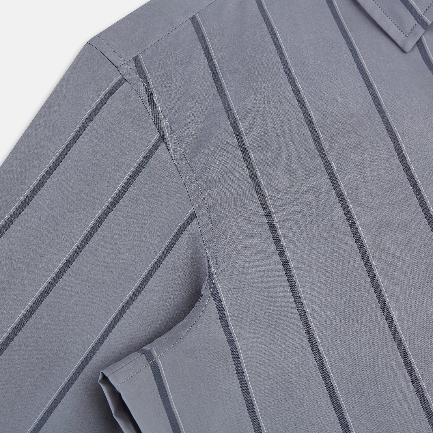 Image 6 of product Grey Track Stripe Windsor Shirt 19