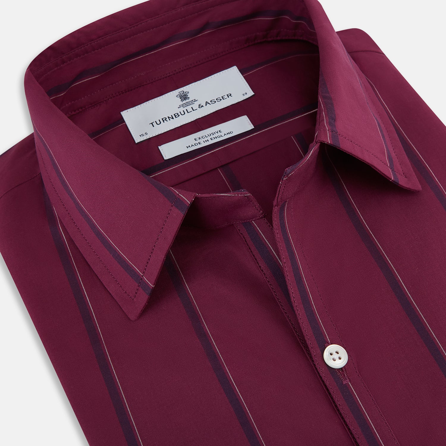 Image 2 of product Wine Track Stripe Windsor Shirt 19