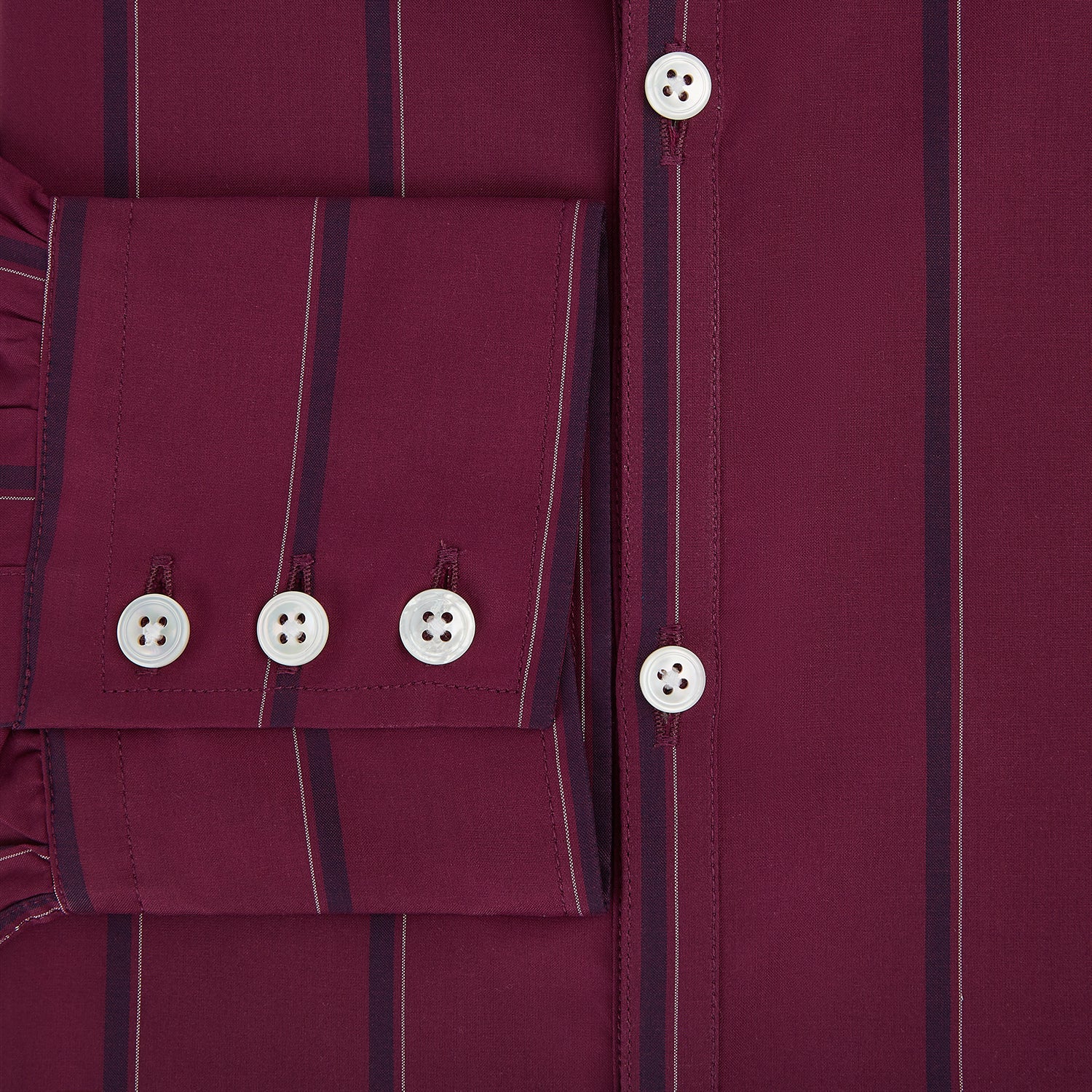 Image 4 of product Wine Track Stripe Windsor Shirt 19