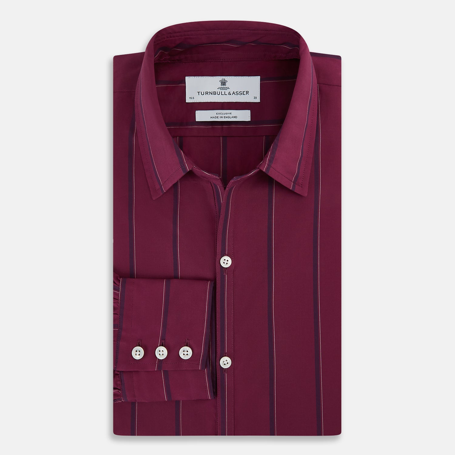 Image 5 of product Wine Track Stripe Windsor Shirt 19