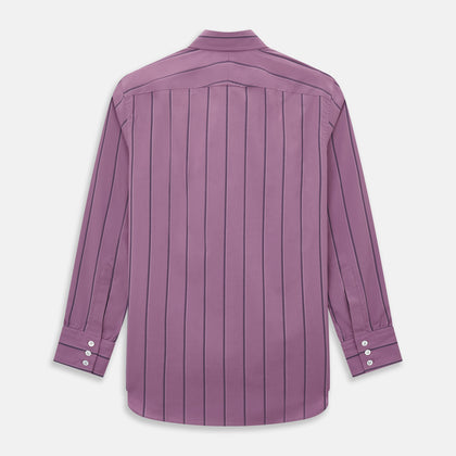 Online Exclusive · Antique Pink Track Stripe Windsor Shirt Image 2