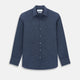 Pale Blue and Navy Pin Check Windsor Shirt 19