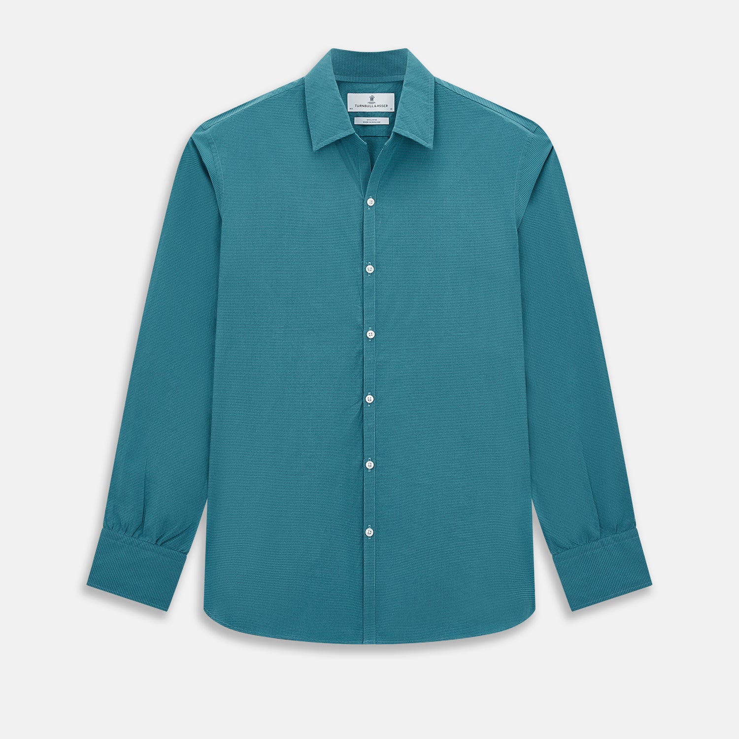 Image 1 of product Turquoise Pin Check Windsor Shirt 19