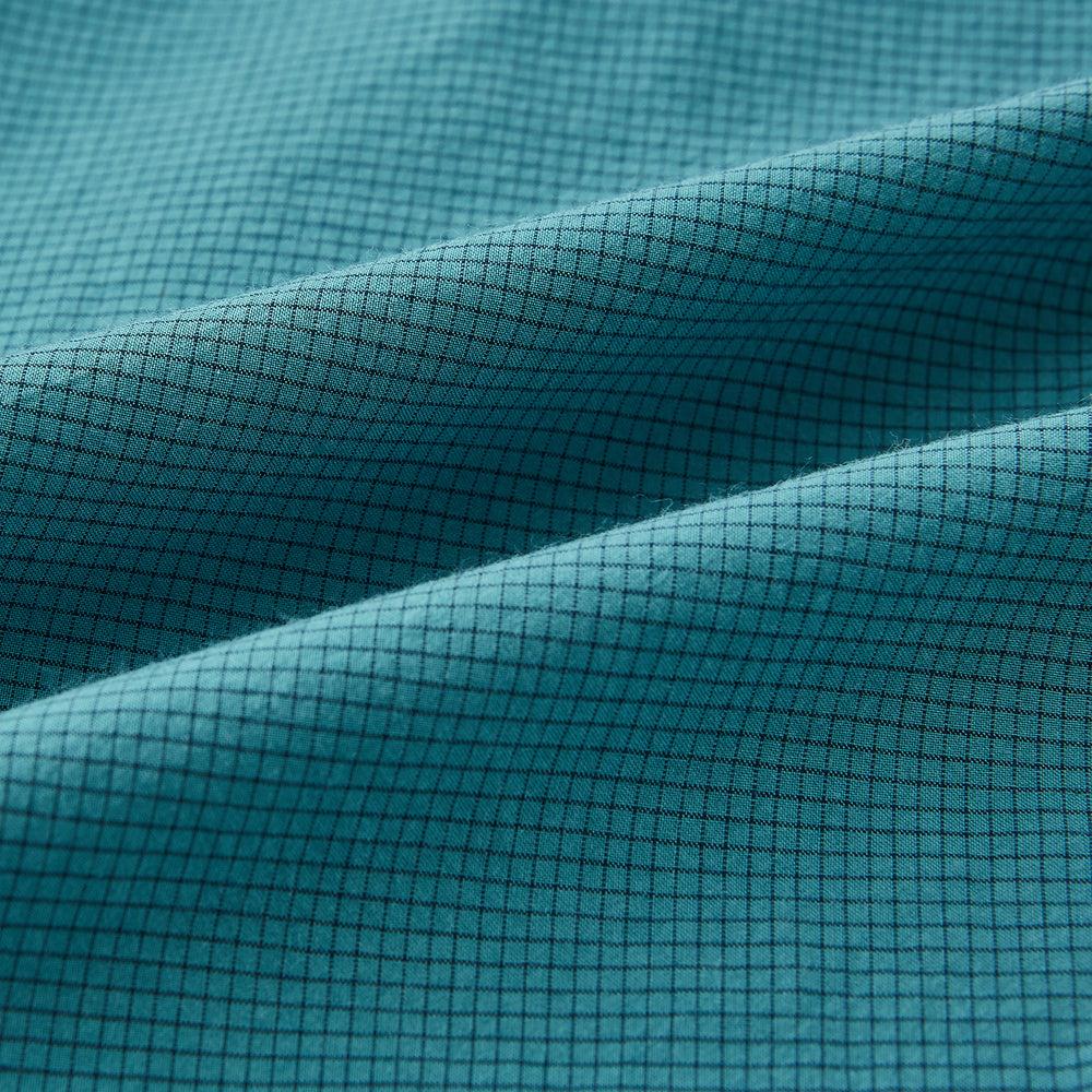 Turquoise Pin Check Windsor Shirt 19