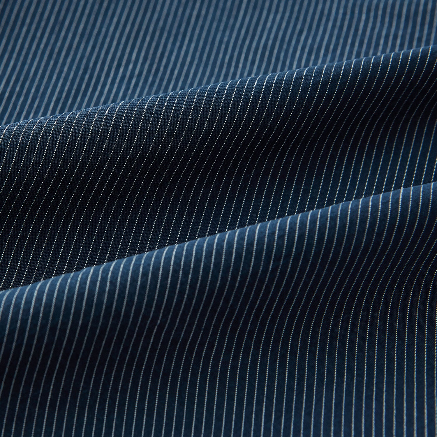 Image 8 of product Navy and White Pinstripe Windsor Shirt 19