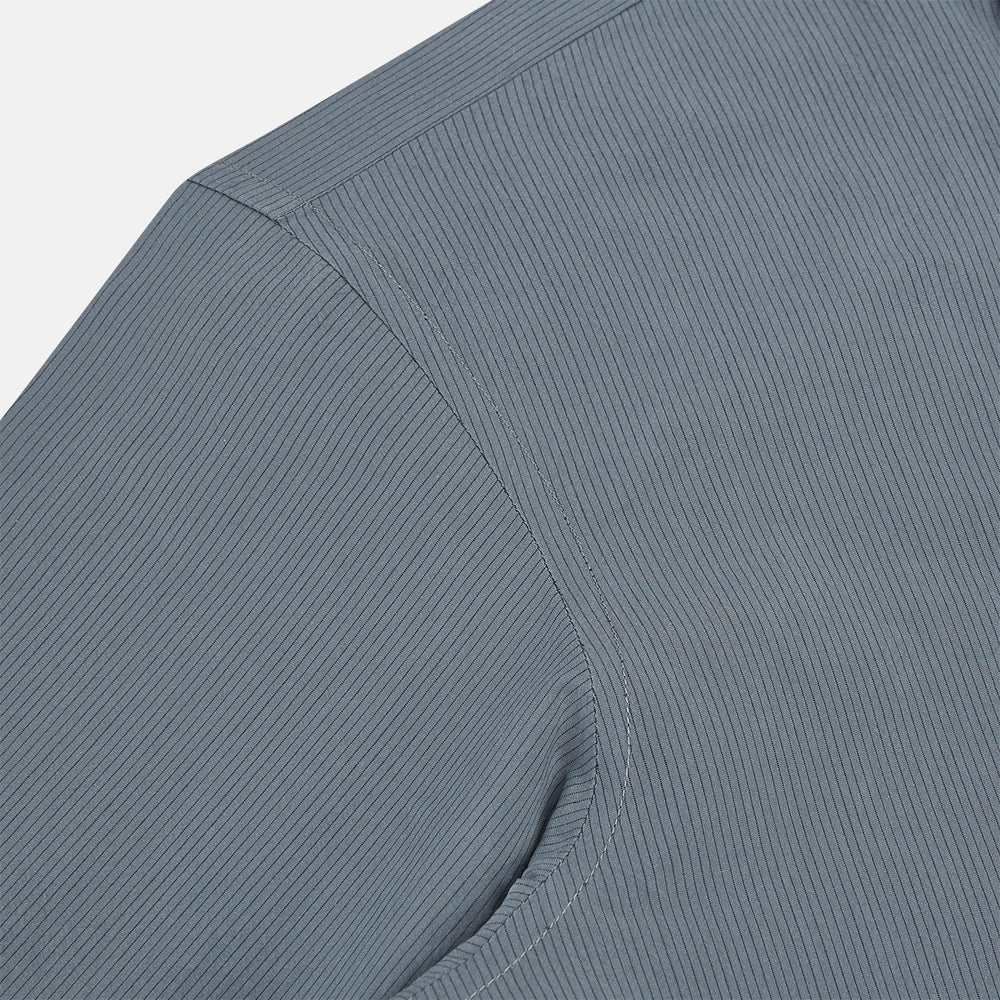 Grey Pinstripe Windsor Shirt 19