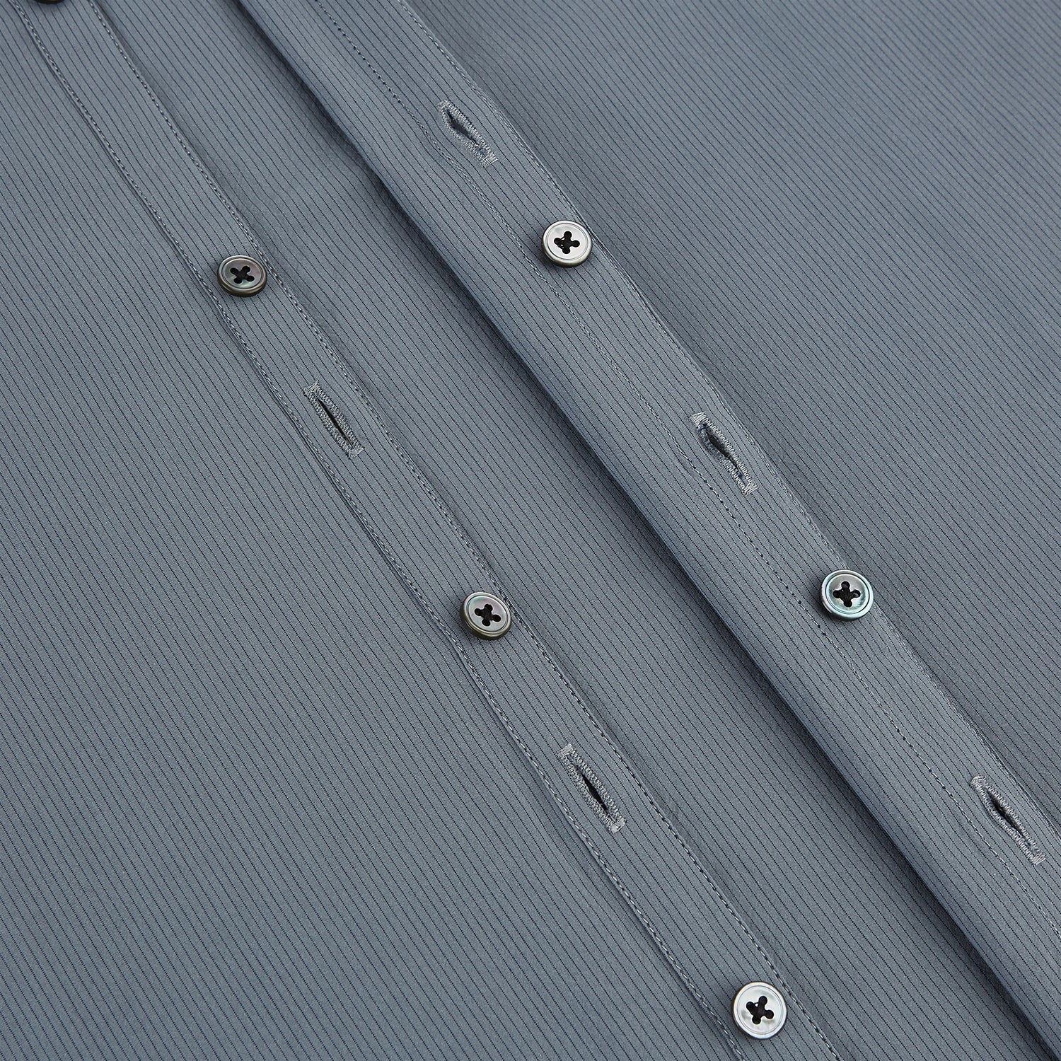 Image 7 of product Grey Pinstripe Windsor Shirt 19