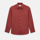 Dark Red Pinstripe Windsor Shirt 19