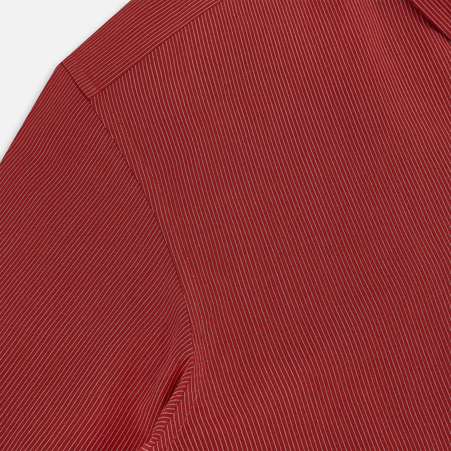 Image 6 of product Dark Red Pinstripe Windsor Shirt 19