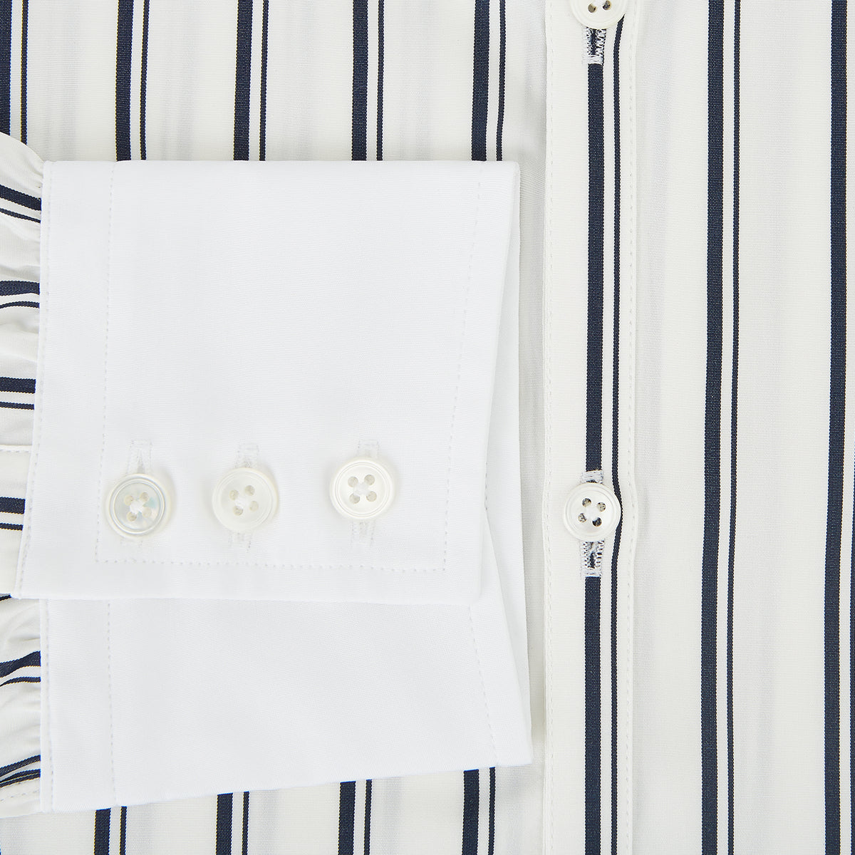 View 4 of product SHIRTS RF WH WINDSOR OPEN CLR WH 3BC NAVY STRIPE 15.5