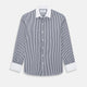 SHIRTS RF WH WINDSOR OPEN CLR WH 3BC NAVY STRIPE 16