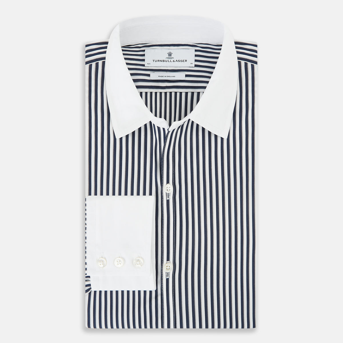 View 5 of product SHIRTS RF WH WINDSOR OPEN CLR WH 3BC NAVY STRIPE 16