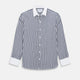 SHIRTS RF WH WINDSOR OPEN CLR WH 3BC NAVY STRIPE 16