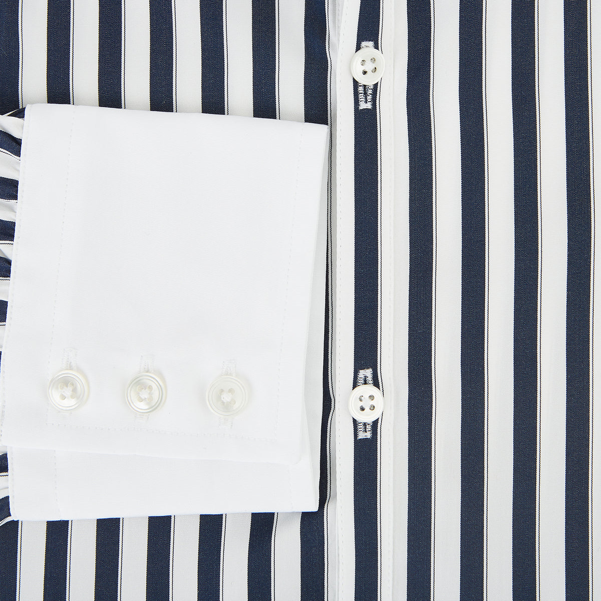 View 4 of product SHIRTS RF WH WINDSOR OPEN CLR WH 3BC NAVY STRIPE 16