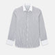 SHIRTS RF WH WINDSOR OPEN CLR WH 3BC NAVY STRIPE 19