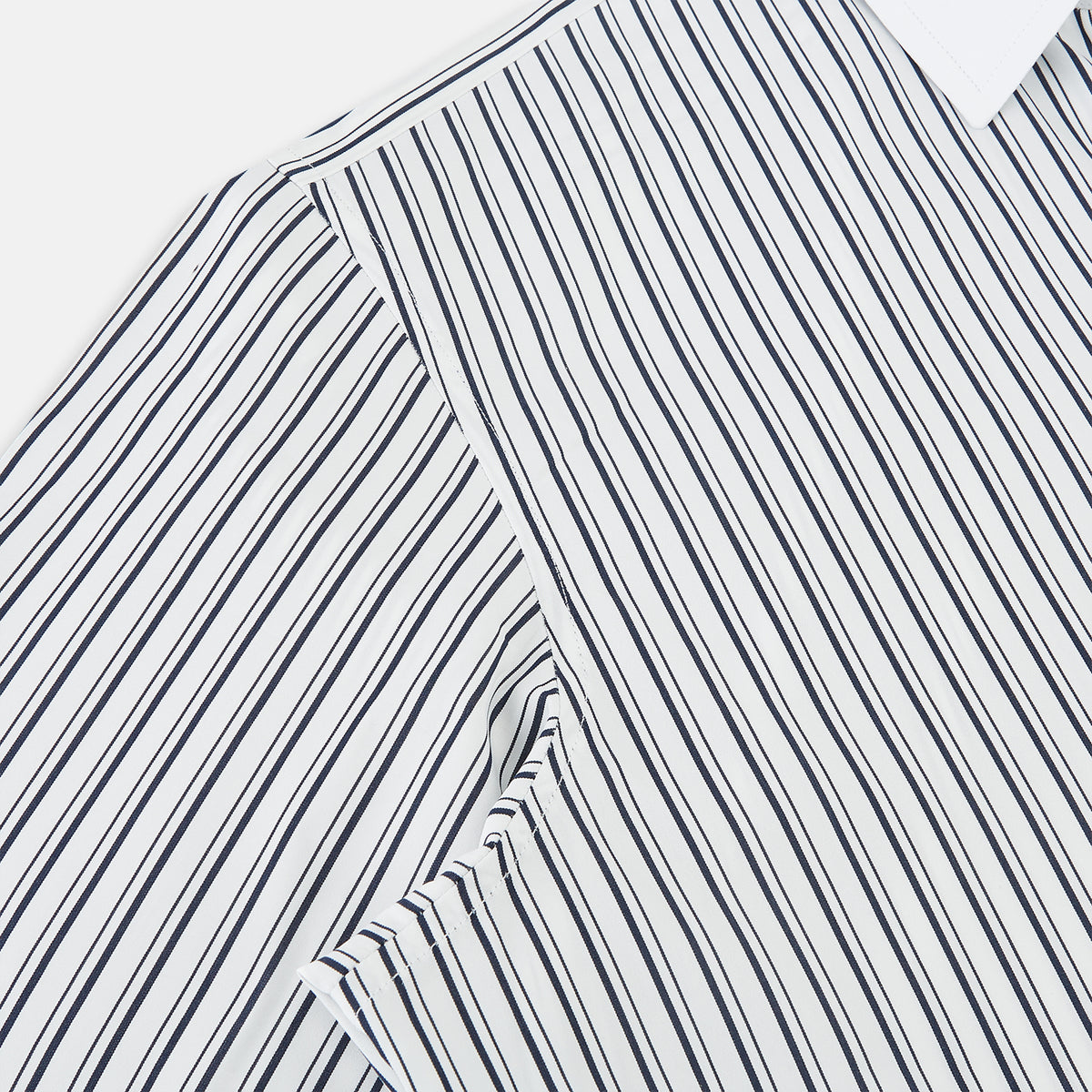 View 6 of product SHIRTS RF WH WINDSOR OPEN CLR WH 3BC NAVY STRIPE 19