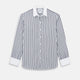 SHIRTS RF WH WINDSOR OPEN CLR WH 3BC NAVY STRIPE 15