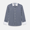 View 1 of product SHIRTS RF WH WINDSOR OPEN CLR WH 3BC WH STR ON NVY 17