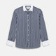 SHIRTS RF WH WINDSOR OPEN CLR WH 3BC WH STR ON NVY 17