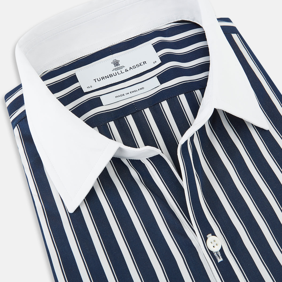 View 2 of product SHIRTS RF WH WINDSOR OPEN CLR WH 3BC WH STR ON NVY 17