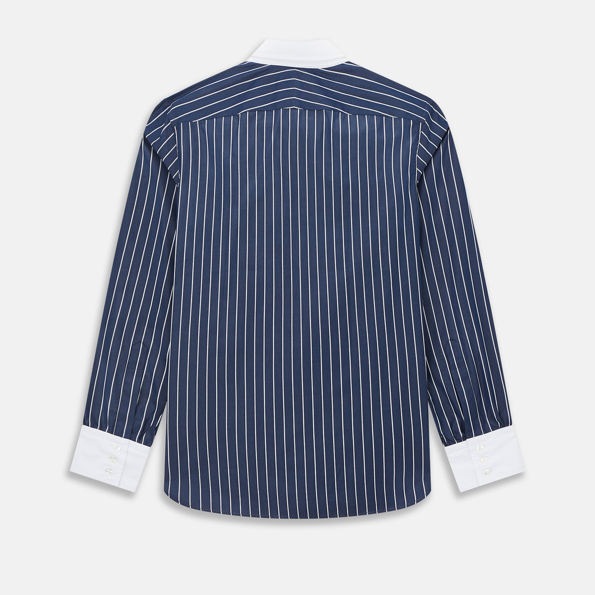 View 3 of product SHIRTS RF WH WINDSOR OPEN CLR WH 3BC WH STR ON NVY 18.5