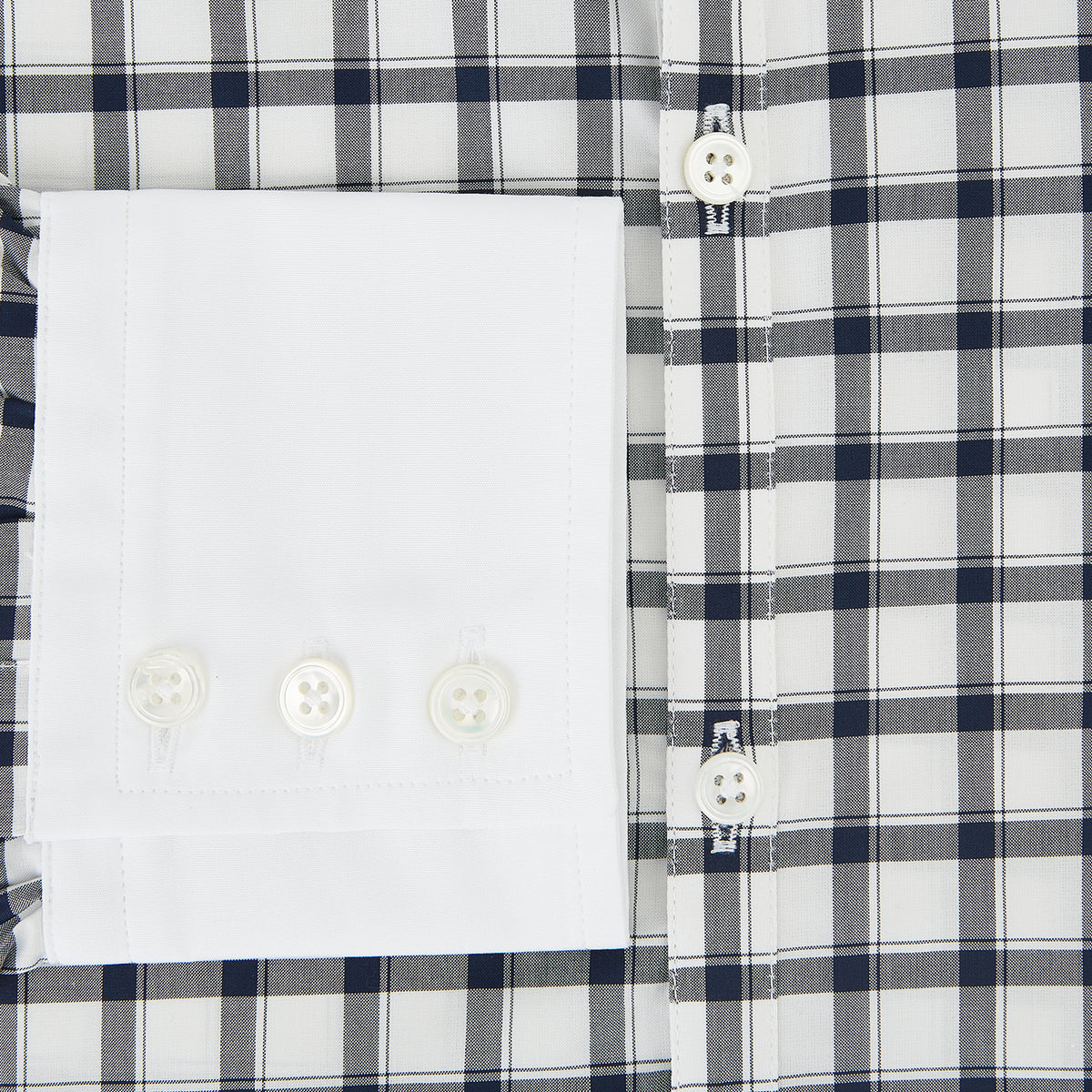 View 4 of product SHIRTS RF WH WINDSOR OPEN CLR WH 3BC NAVY CHECK 16