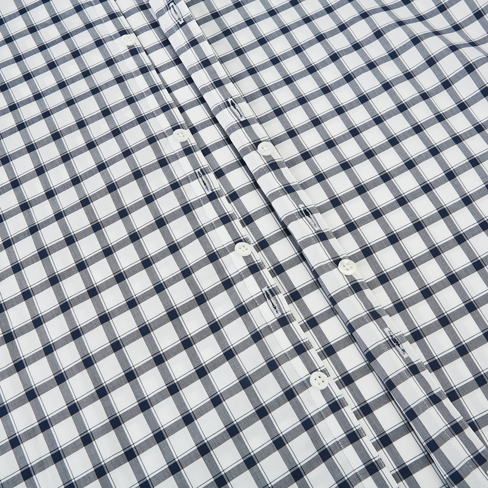 SHIRTS RF WH WINDSOR OPEN CLR WH 3BC NAVY CHECK 16