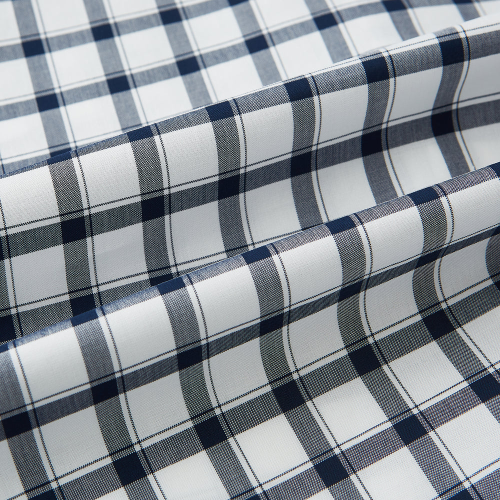 SHIRTS RF WH WINDSOR OPEN CLR WH 3BC NAVY CHECK 16