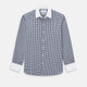 SHIRTS RF WH WINDSOR OPEN CLR WH 3BC NAVY CHECK 19