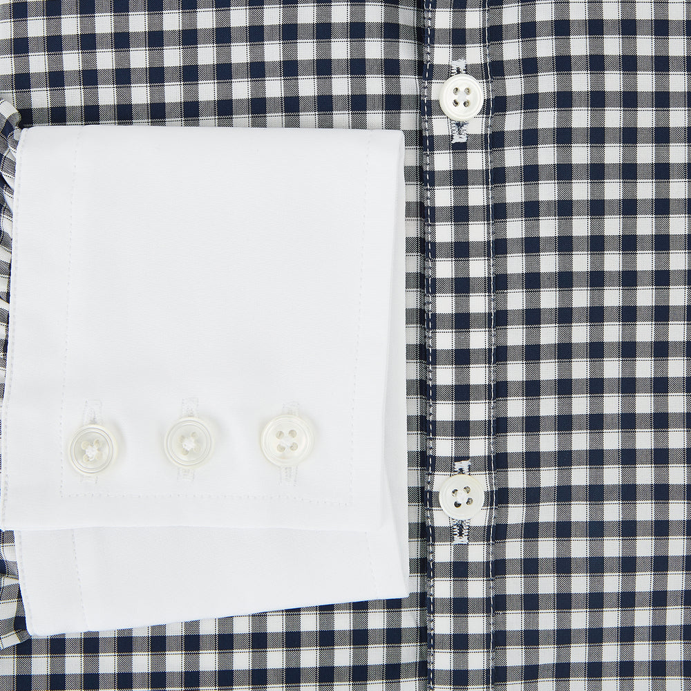 SHIRTS RF WH WINDSOR OPEN CLR WH 3BC NAVY CHECK 19