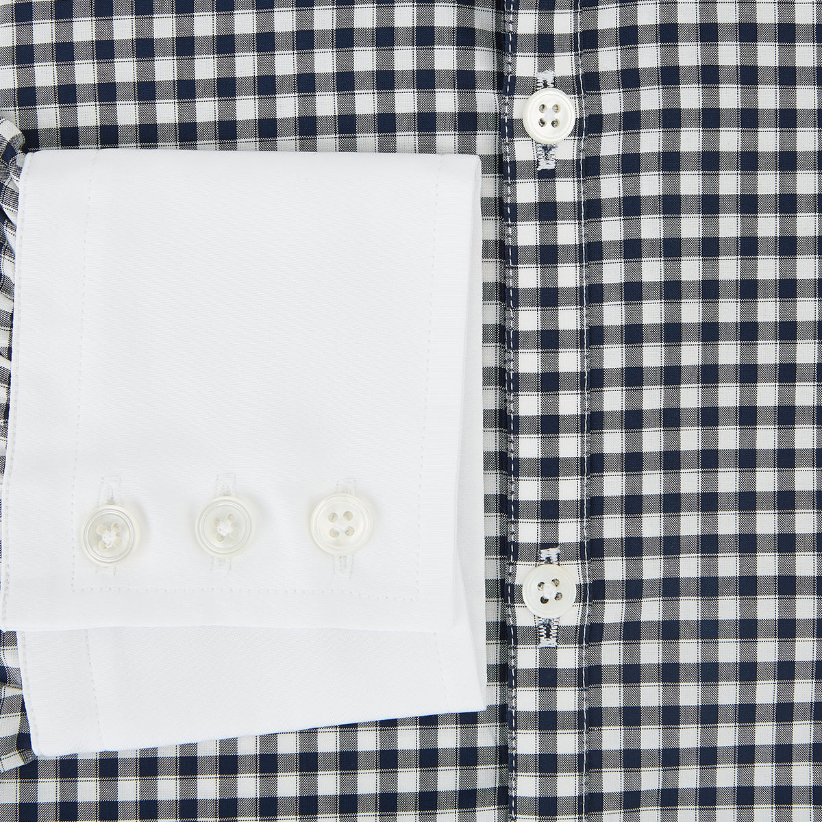View 4 of product SHIRTS RF WH WINDSOR OPEN CLR WH 3BC NAVY CHECK 19