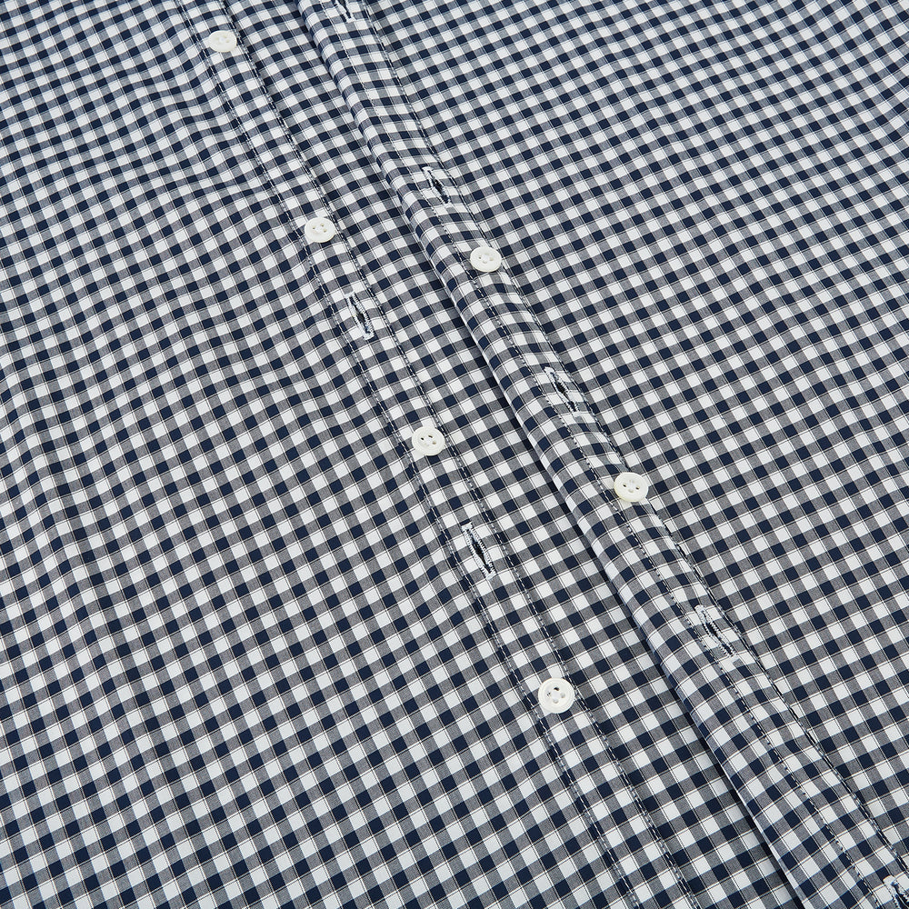 SHIRTS RF WH WINDSOR OPEN CLR WH 3BC NAVY CHECK 19