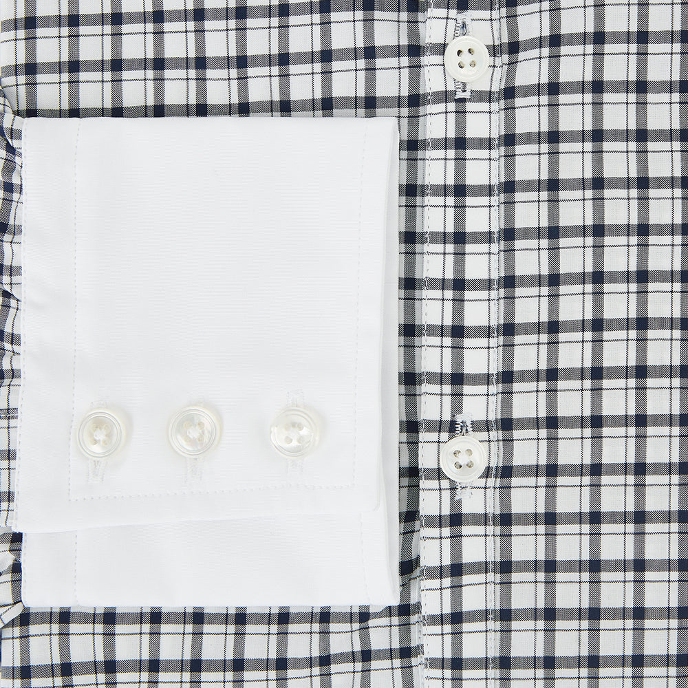 SHIRTS RF WH WINDSOR OPEN CLR WH 3BC NAVY CHECK 15