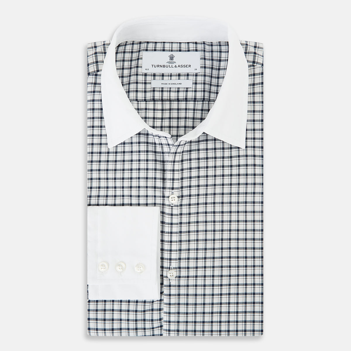 View 5 of product SHIRTS RF WH WINDSOR OPEN CLR WH 3BC NAVY CHECK 15