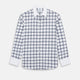 SHIRTS RF WH WINDSOR OPEN CLR WH 3BC NAVY CHECK 16.5