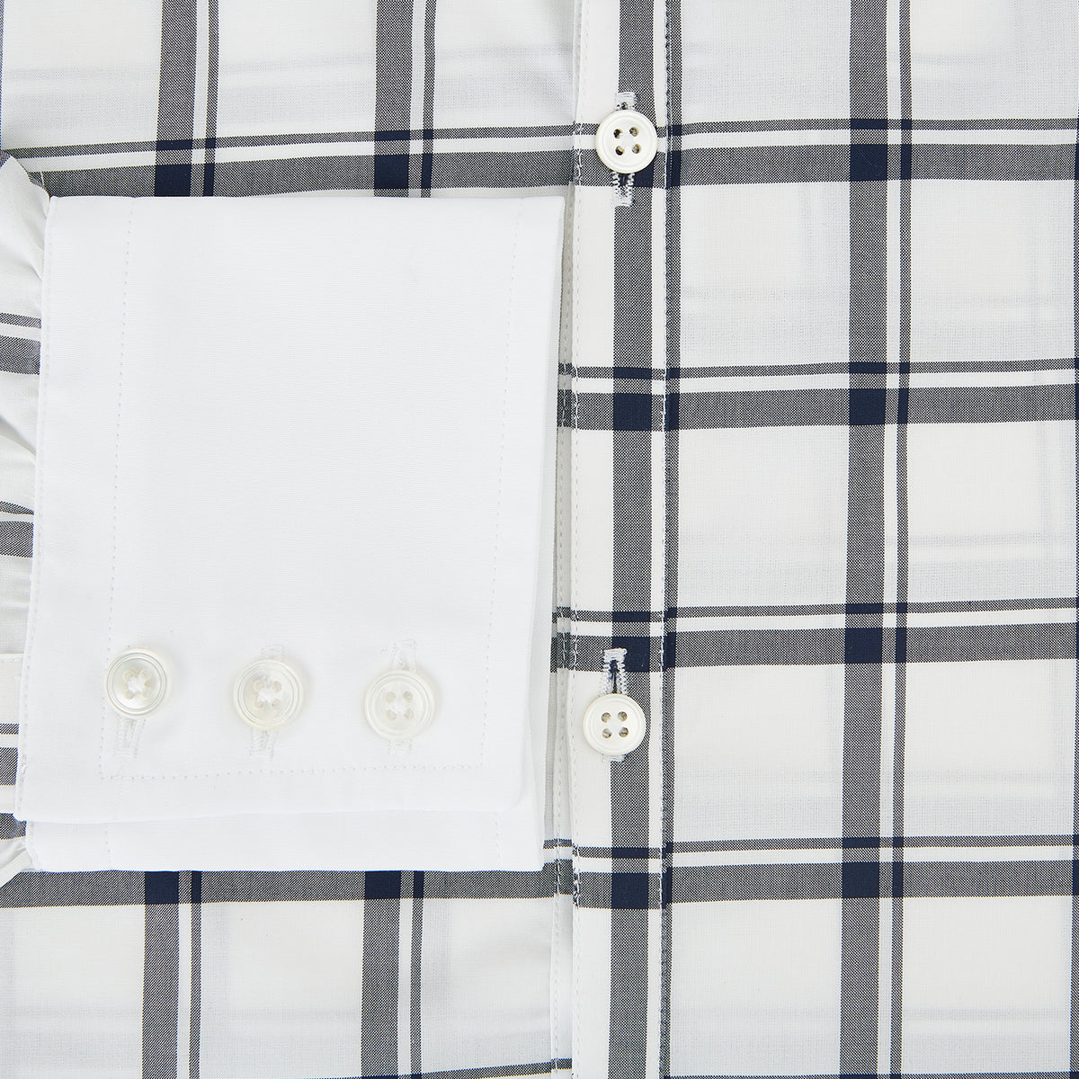 View 4 of product SHIRTS RF WH WINDSOR OPEN CLR WH 3BC NAVY CHECK 16.5