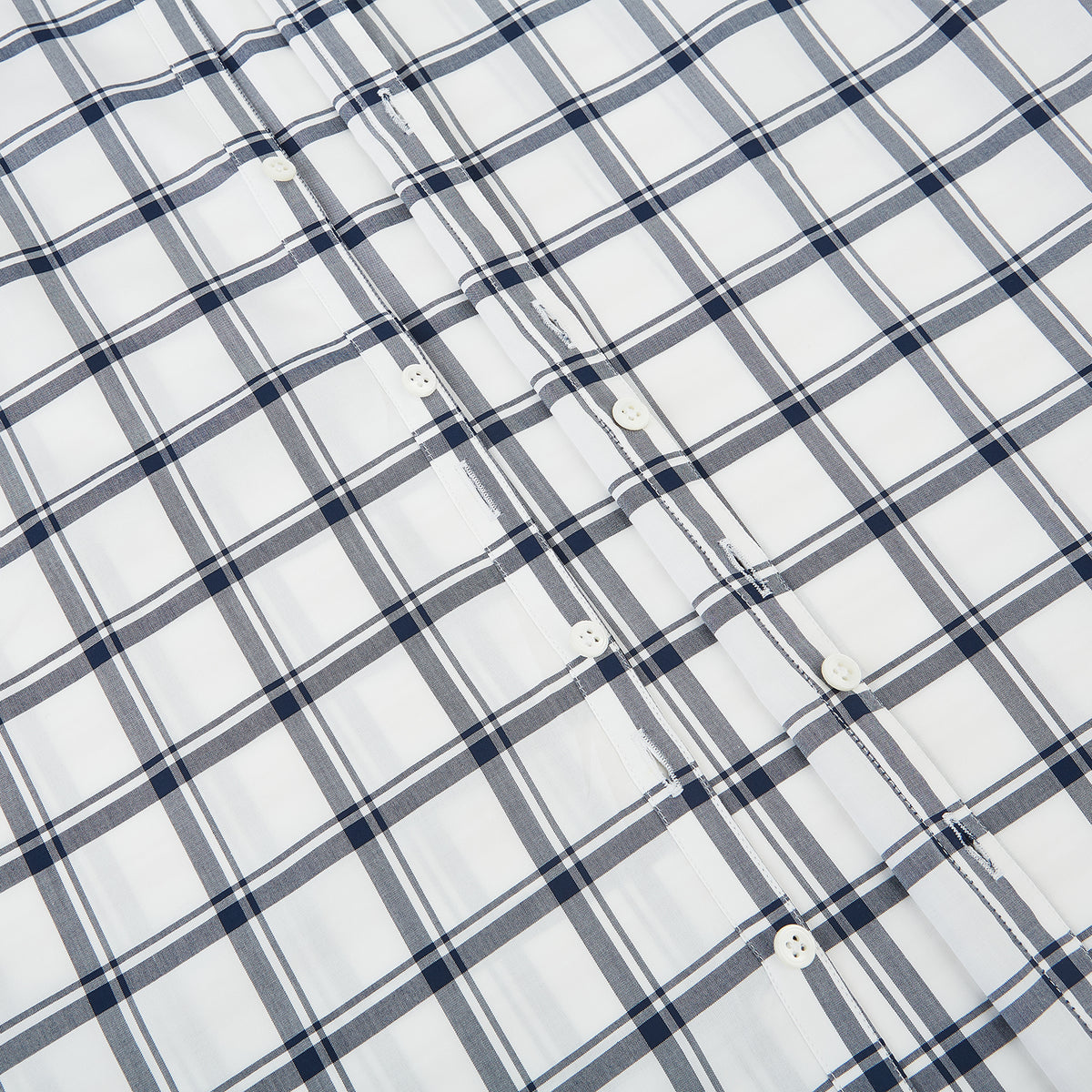 View 7 of product SHIRTS RF WH WINDSOR OPEN CLR WH 3BC NAVY CHECK 16.5