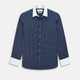 SHIRTS RF WH WINDSOR OPEN CLR WH 3BC WH CHK ON NVY 16