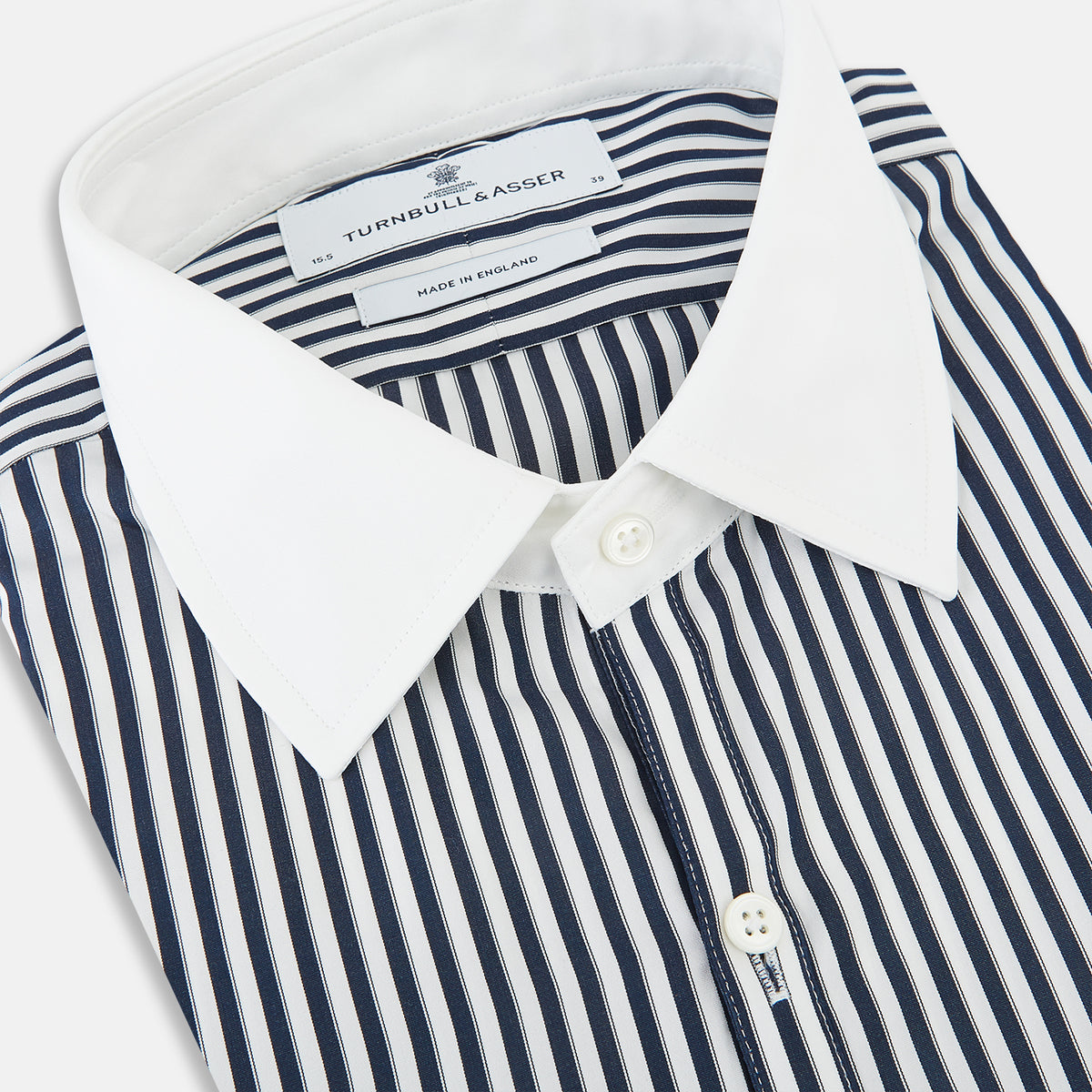View 2 of product SHIRTS RF WH WESTMINSTER CLSD CLR WH 3BC NVY STR 17